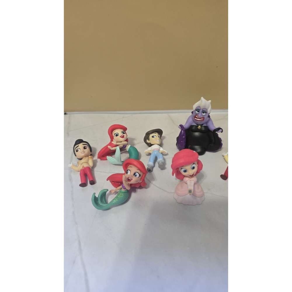 Disney The Little Mermaid Movie Character Figurines  Lot Of  Eight Figures - Picture 2 of 4